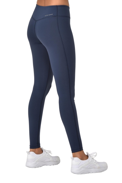 Kadın Lacivert Yüksek Bel Esnek ve Toparlayıcı Spor Tayt | 4229 - BİLCEE (1)