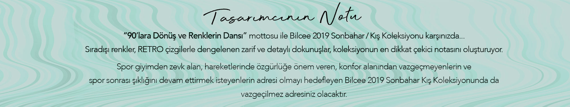 Bilcee Tasarımcı Notu