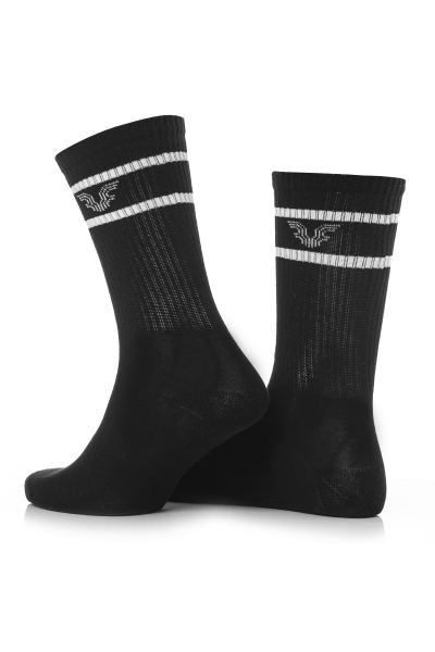 BİLCEE - Unisex Siyah Tenis Çorap 0315 (1)