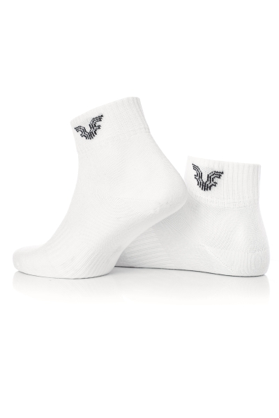 BİLCEE - Unisex Beyaz Patik Çorap 0317 (1)