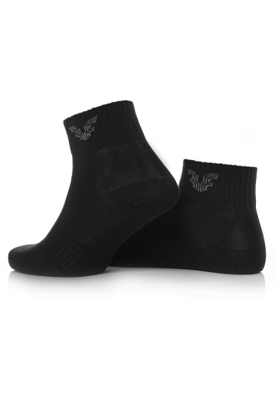 BİLCEE - Erkek Siyah Unisex Patik Çorap 0317 (1)