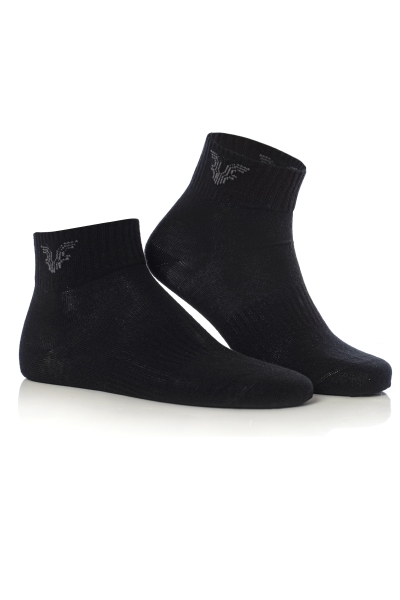 BİLCEE - Siyah Unisex Patik Çorap 0317