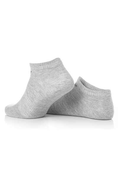 Unisex Pamuklu Kısa Gri Patik Çorap | 0318 - BİLCEE (1)
