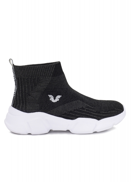 BİLCEE - Siyah Kadın Bilekli Çorap Model Spor Ayakkabı 8865