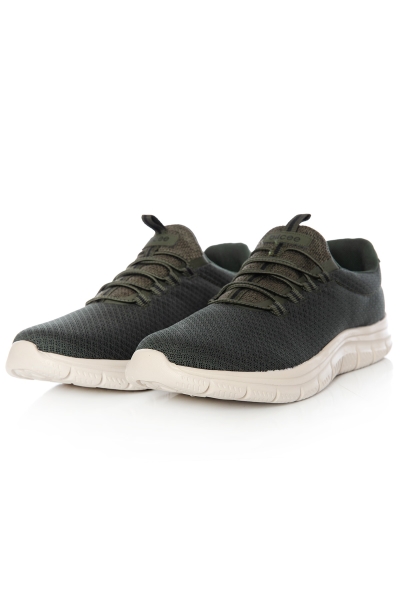 Erkek Haki Bağcıklı Yürüyüş ve Spor Ayakkabısı | 1011 - BİLCEE