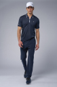 Erkek Lacivert Antrenman Polo Yaka Tişört | 4146 - 6