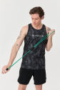 Erkek Siyah Kamuflaj Desenli Spor Atlet | 0155 - 6