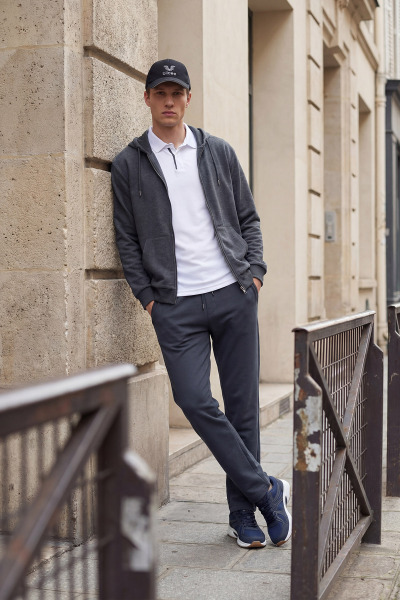 Erkek Fırçalı Yumuşak Dokulu Füme Eşofman Altı |4823 - BİLCEE (1)