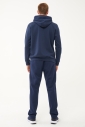 Erkek Lacivert Kapüşonlu Baskılı Sweatshirt | 1541 - 8