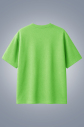 Erkek Yeşil Oversize Cepli Tişört | 4582 - 2