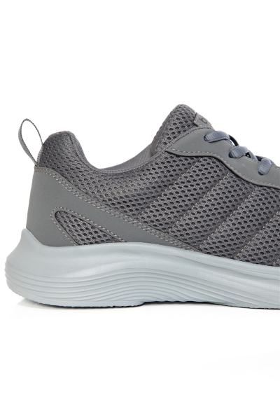 Erkek Gri Bağcıklı Sneaker Günlük Kullanım ve Spor Ayakkabı | 1012 - BİLCEE (1)