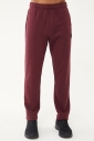 Erkek Koyu Bordo Yarım Fermuarlı Dik Yaka Sweatshirt Takım | 1626 - 13