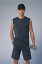 Erkek Antrasit Yıkamalı Washed Atlet | 3915 - 4