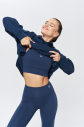 Kadın Carbon 3 İplik Şardonlu Fleece Yumuşak Fırçalı Kapişonlu Uzun Boy Owersize Sweatshirt 9804 - 5