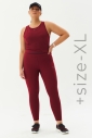 Kadın Kırmızı Bisiklet Yaka Toparlayıcı Destekli Spor ve Günlük Destekli Crop Top Body Bra | 9209 - 4