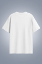 Kadın Beyaz Oversize Tişört | 4583 - 2