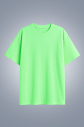 Kadın Yeşil Oversize Tişört | 4583 - 1