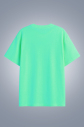 Kadın Yeşil Oversize Tişört | 4583 - 2