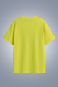 Kadın Sarı Oversize Tişört | 4583 - 2