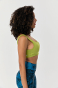 Kadın Amber Organik Pamuklu Destekli Spor ve Günlük Crop Top Bra Sporcu Sütyeni | 0148 - 3