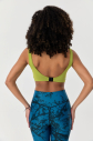 Kadın Amber Organik Pamuklu Destekli Spor ve Günlük Crop Top Bra Sporcu Sütyeni | 0148 - 6