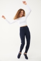 Kadın Lacivert Skinny Dar Paça Fashion Tayt Pantolon | 1576 - 11