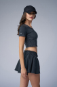 Kadın Antrasit Yıkamalı Washed Crop Body | 4576 - 9