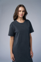 Kadın Antrasit Yıkamalı Washed Oversize Elbise | 3914 - 8