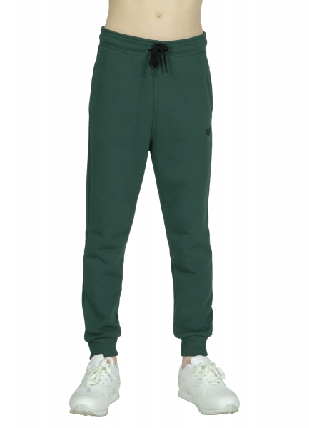 BİLCEE - Unisex Çocuk Yeşil Lastik Paça Eşofman Altı 9611