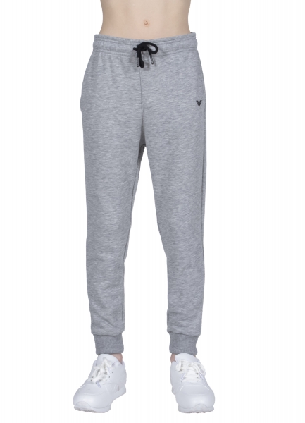 BİLCEE - Unisex Çocuk Gri Lastik Paça Eşofman Altı 9611