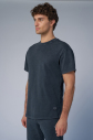 Unisex Antrasit Yıkamalı Washed Oversize Tişört | 3920 - 3