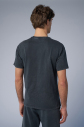 Unisex Antrasit Yıkamalı Washed Oversize Tişört | 3920 - 5