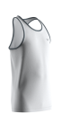 Erkek Beyaz Antrenman Atlet | 3944 - 7
