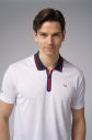 Erkek Beyaz Antrenman Polo Yaka Tişört | 4146 - 3