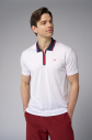 Erkek Beyaz Antrenman Polo Yaka Tişört | 4146 - 4