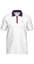 Erkek Beyaz Antrenman Polo Yaka Tişört | 4146 - 6