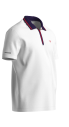 Erkek Beyaz Antrenman Polo Yaka Tişört | 4146 - 7