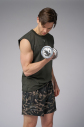 Erkek Haki Training Pamuklu Atlet | 3921 - 2