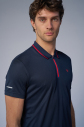 Erkek Lacivert Antrenman Polo Yaka Tişört | 4146 - 3