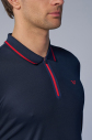 Erkek Lacivert Antrenman Polo Yaka Tişört | 4146 - 6