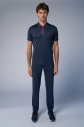 Erkek Lacivert Antrenman Polo Yaka Tişört | 4146 - 9