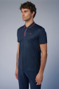 Erkek Lacivert Antrenman Polo Yaka Tişört | 4146 - 10