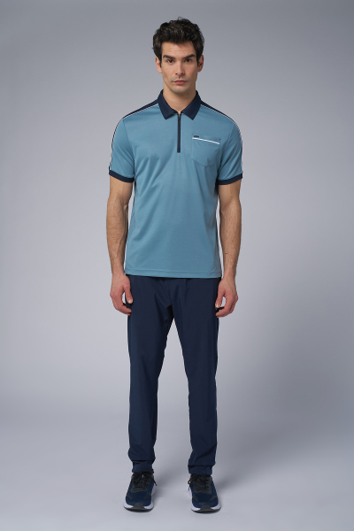 Erkek Mavi Polo Yaka Tişört 4193 Modeli Satın Al