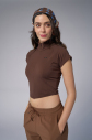 Kadın Coffy Kısa Kollu Yakalı Sörf Body | 4059 - 9