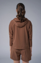 Kadın Kahverengi İnce Hafif İnce Kumaşlı Sweatshirt | 4168 - 4