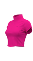 Kadın Pembe Kısa Kollu Yakalı Sörf Body | 4059 - 6