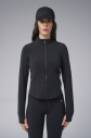Kadın Siyah Slim Fit Sporcu Ceketi | 4187 - 5