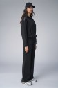 Kadın Siyah Taş Baskılı Sweatshırt Pantolon Takım | 4043 - 7