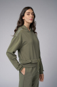 Kadın Yeşil Taş Baskılı Sweatshırt Pantolon Takım | 4043 - 1