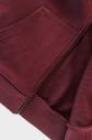 Peak Unisex Bordo Oversize Fermuarlı Kapüşonlu Eşofman Üstü | 7016 - 10